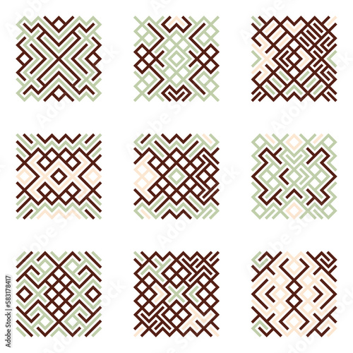 Asemic Glyph writing hieroglyph imitation abstract illustration