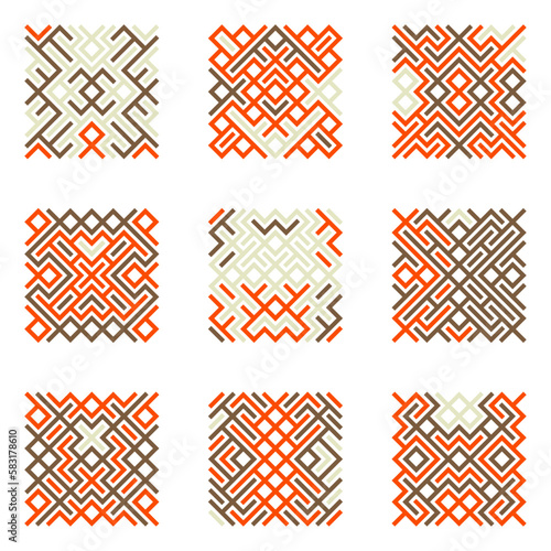 Asemic Glyph writing hieroglyph imitation abstract illustration