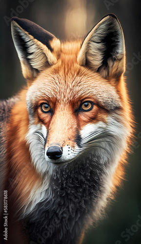 fox. Generative AI © simpledesign79