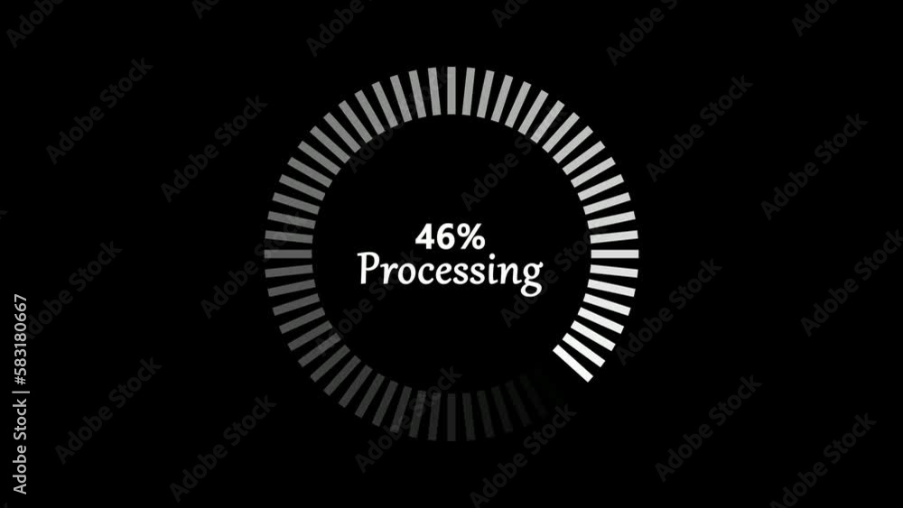 Loading bar 0-100 % animation . circle load process loading bar, rotating ring spinning. Loading bar 0-100 % animation . circle load process loading bar, rotating ring spinning.