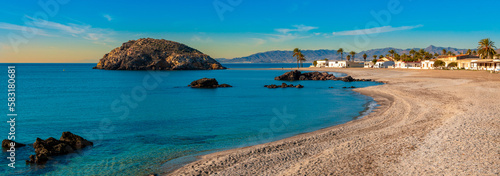 Fototapeta Naklejka Na Ścianę i Meble -  Panorama view of Andalusian spanish beach