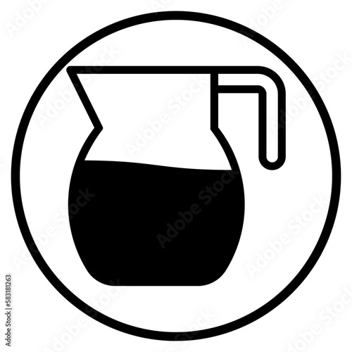 pitcher glyph icon