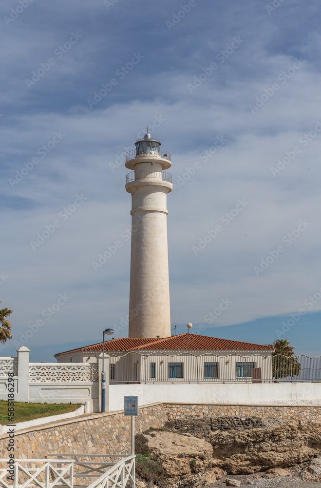Der Leuchtturm in Torrox Costa, Andalusien, Spanien
Der Leuchtturm in Torrox Costa, Andalusien, Spanien
