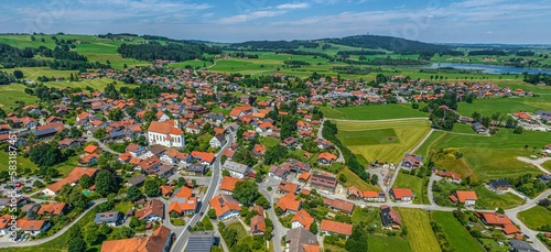 Panorama Bernbeuren am Auerberg photo