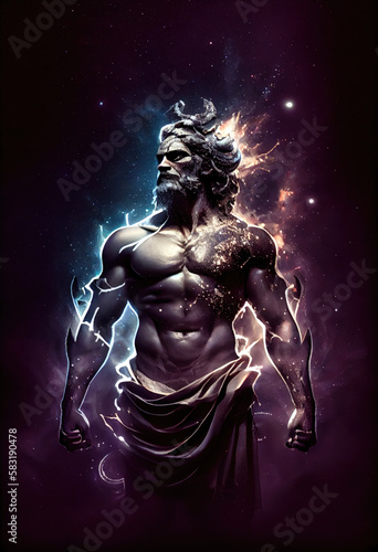 Zeus lord of the sky - By Generative AI © CEVmemories