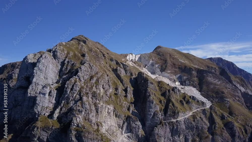 Drone view of a beautiful forest near the mountains in Italy Drone view of a beautiful forest near the mountains in Italy