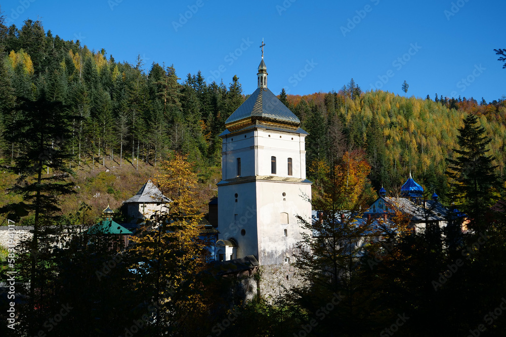 Manyava Skete of Exaltation of Holy Cross in Carpathian mountains, Ukraine Manyava Skete of Exaltation of Holy Cross in Carpathian mountains, Ukraine