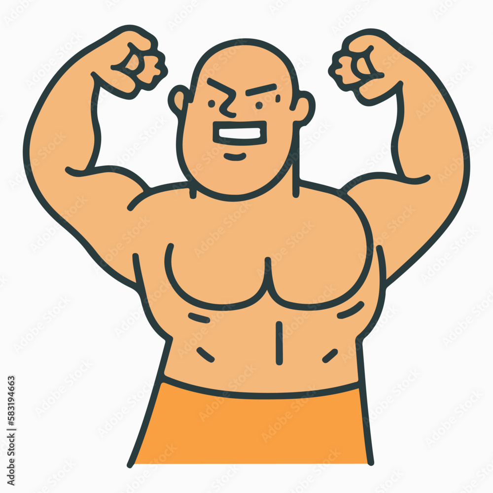 Positive face man upper body icon vector illustration Positive face man upper body icon vector illustration