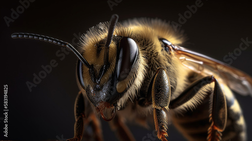 Bee, Generative AI, Illustration