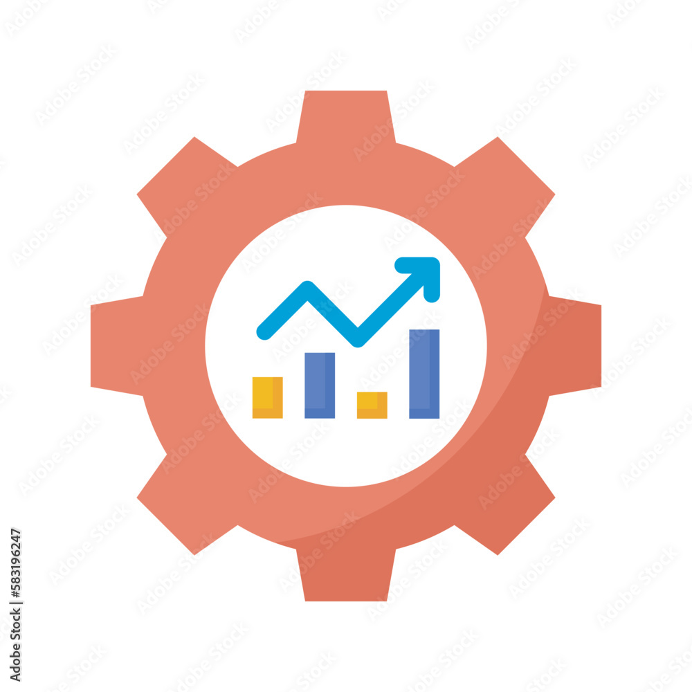 Performance vector flat Icon Design illustration. SEO Development And Marketing Symbol on White background EPS 10 File Performance vector flat Icon Design illustration. SEO Development And Marketing Symbol on White background EPS 10 File