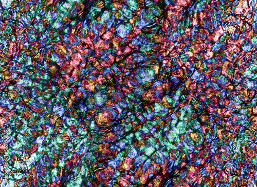 Foto bubbling chaotic colorful unique texture abstract