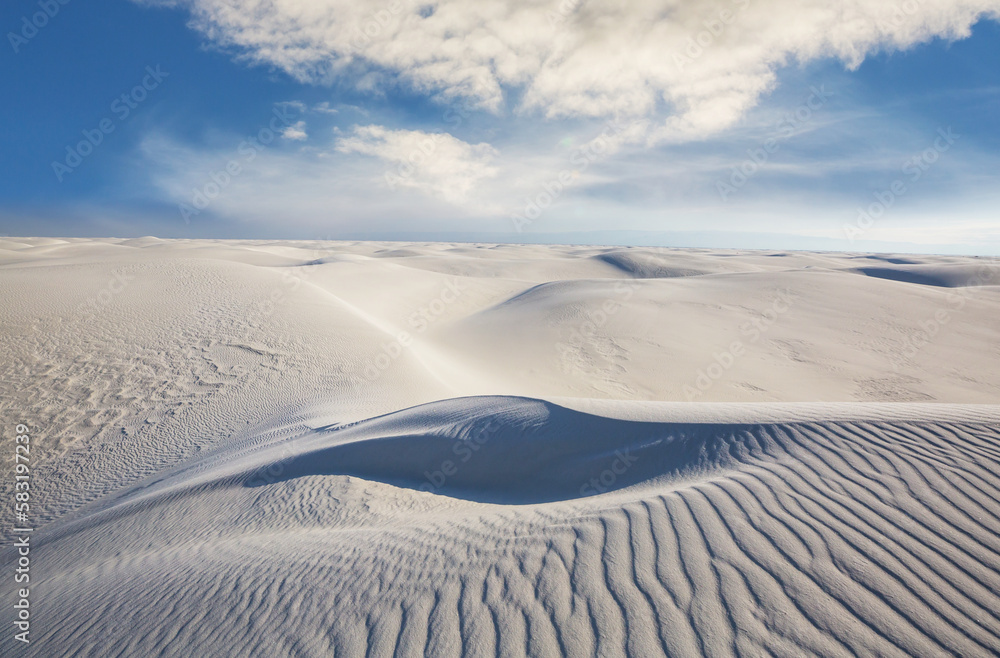 Fototapeta premium White sand dunes