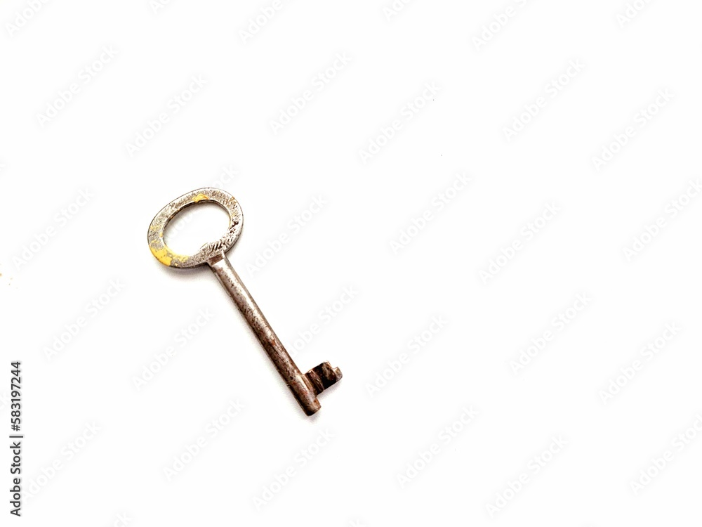 key isolated on white