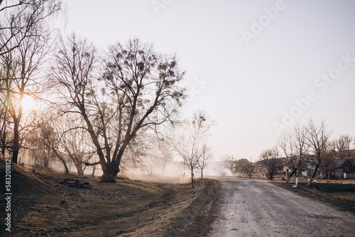 A road in a Ukrainian village