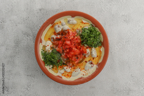 Εκτύπωση καμβά arabic breakfast food dish foul