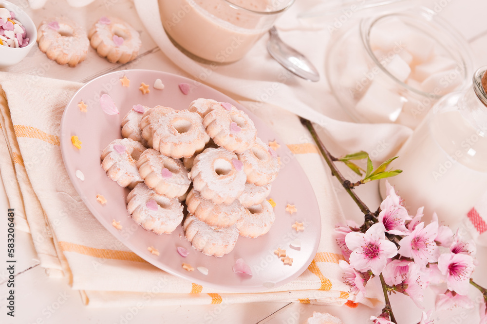 Canestrelli biscuits. Canestrelli biscuits.