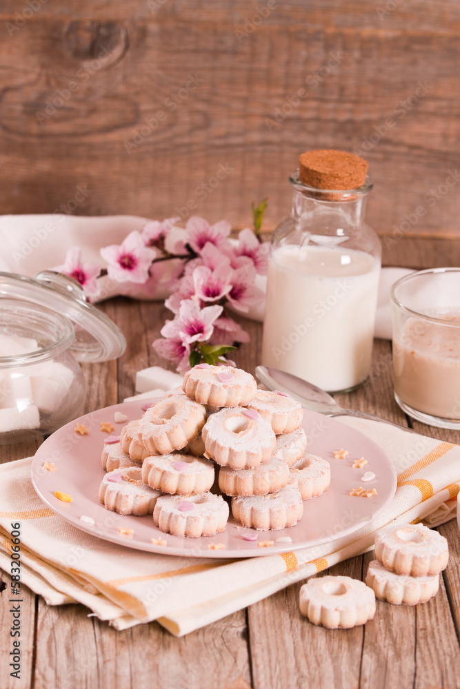 Canestrelli biscuits. Canestrelli biscuits.