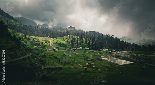 morning in the mountains