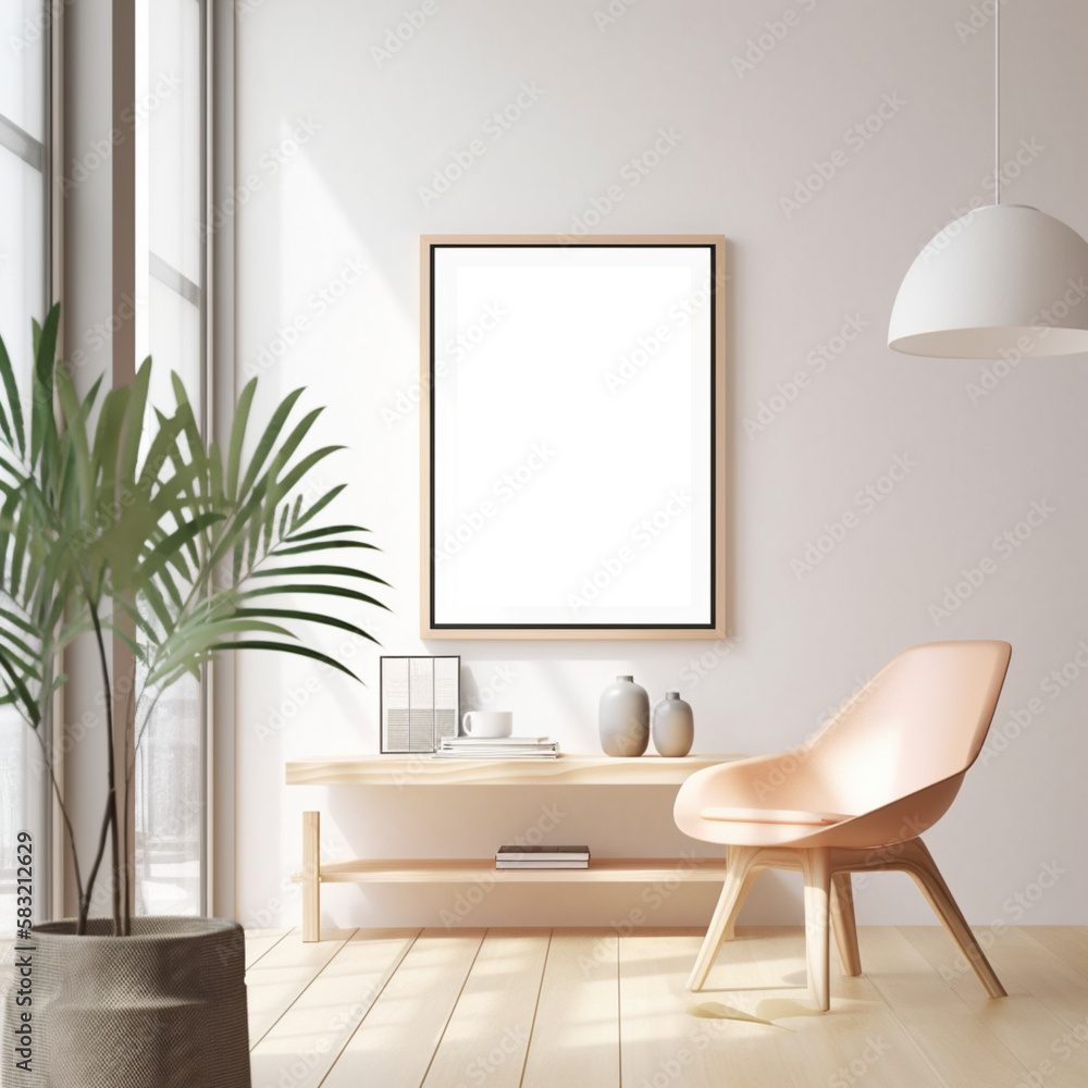 custom made wallpaper toronto digitalmodern interior, Scandinavian style, generative AI