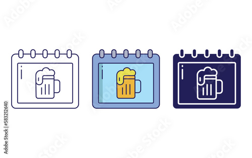 October fest vector icon