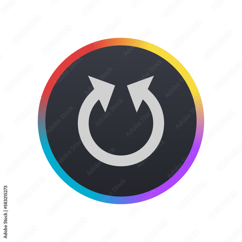 Double Head Arrow - Pictogram (icon) Double Head Arrow - Pictogram (icon)
