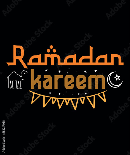Ramadan Kareem T-Shirt Design  Ramadan Mubarak T-Shirt  Muslim Shirt  Ramadan Gift  Islamic Shirts  Muslim Kids Shirt  Ramadan Kareem T-Shirt  Funny Fasting Shirt  Not Even Water