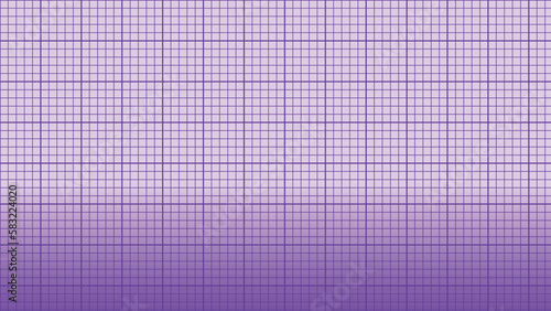 purple background. Elecrocardiogram paper with purple tone
