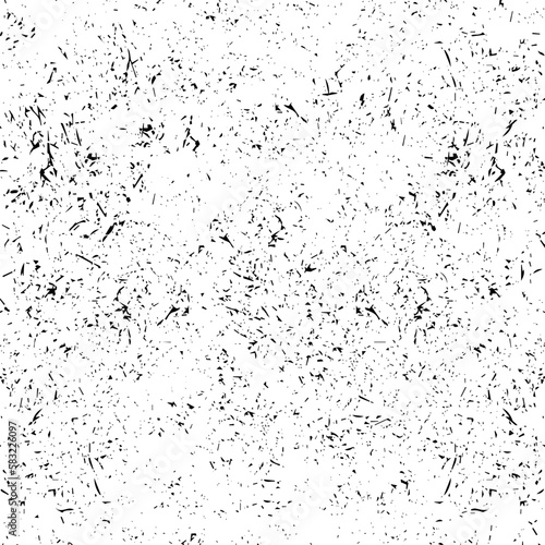Grunge dots and points vector texture background. Abstract grainy overlay. Vintage grain backdrop. Vector graphic illustration with transparent white. EPS10.