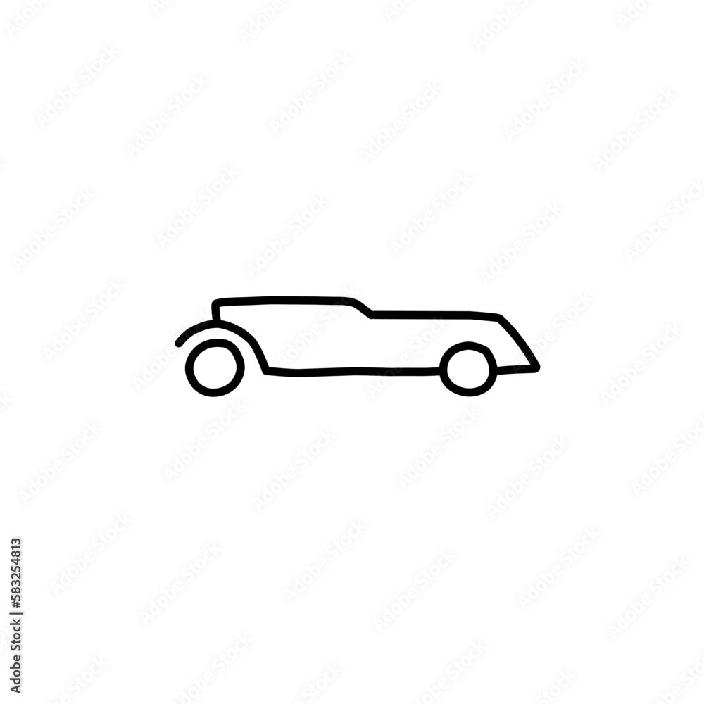 Car vector line icon Car vector line icon