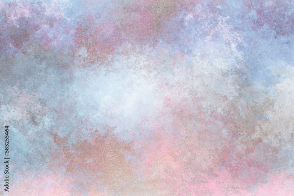 rainbow graphic material. Watercolor background.