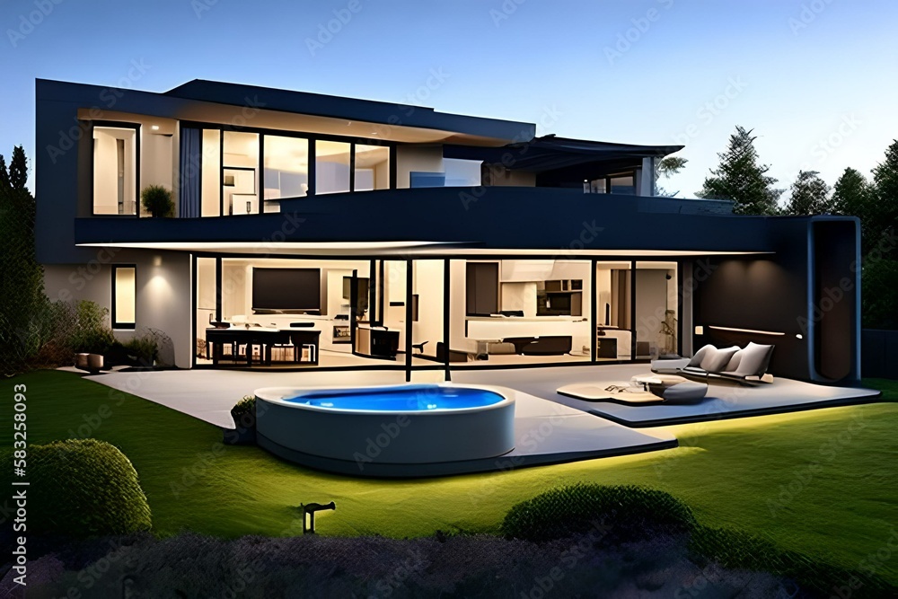 Fototapeta premium House, Construction, Generative AI
