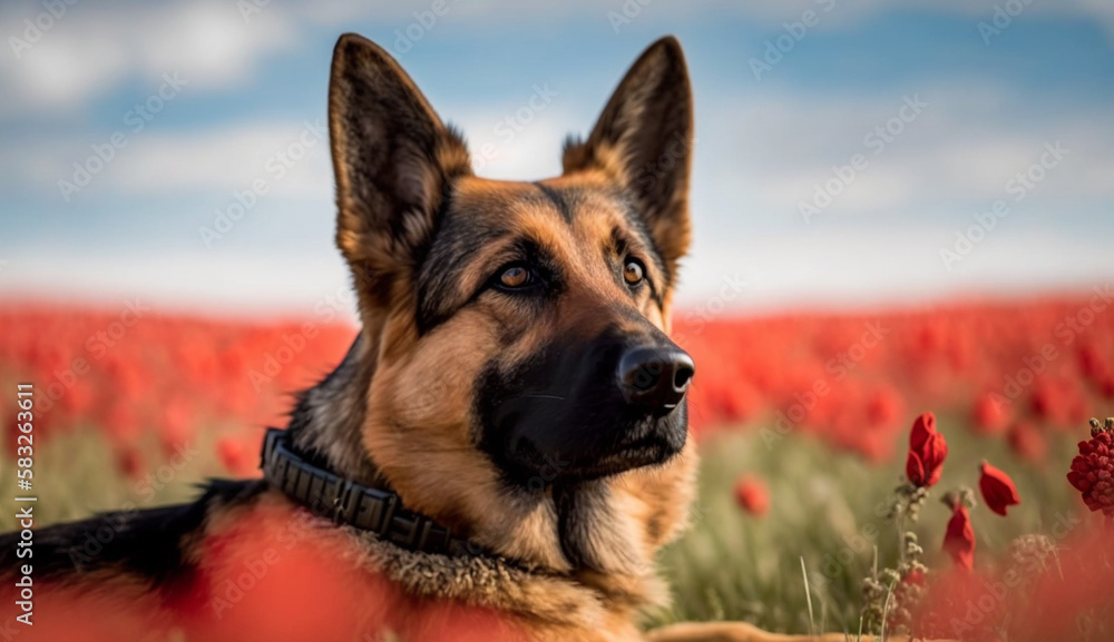german shepherd puppy | Generate AI german shepherd puppy | Generate AI