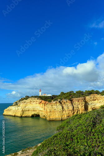 Farol de Alfanzina in Carvoeiro, Lagoa (Algarve, Portugal) photo