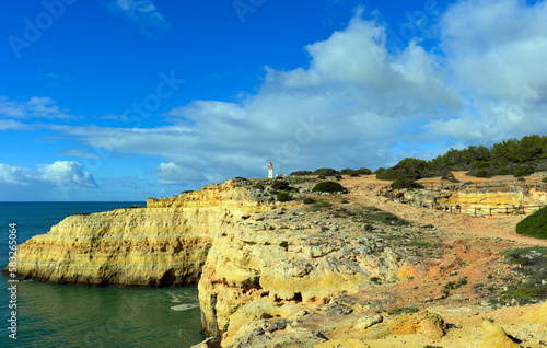 Farol de Alfanzina in Carvoeiro, Lagoa (Algarve, Portugal) photo