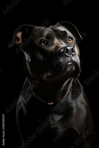 Staffordshire Bull Terrier Portrait 