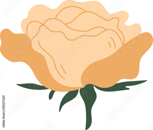 Decorative rose for bouquet