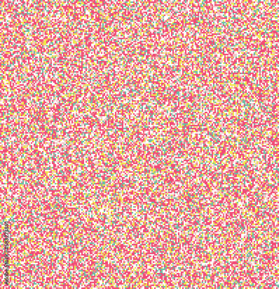 Fading pixel pattern background colourful pixel background. Vector illustration	
