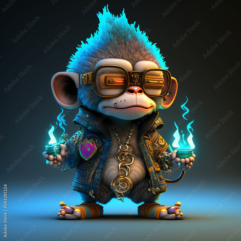 Cute Little Monkey Like A Boss Cute Little Monkey Like A Boss