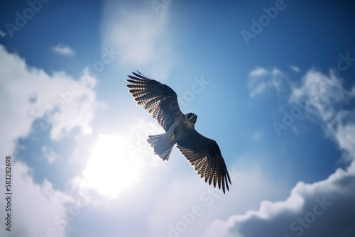 bird in flight  Generative AI