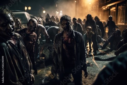 Undead Outbreak: The Terrifying Chaos of a Zombie Attack, GENERATIVE AI