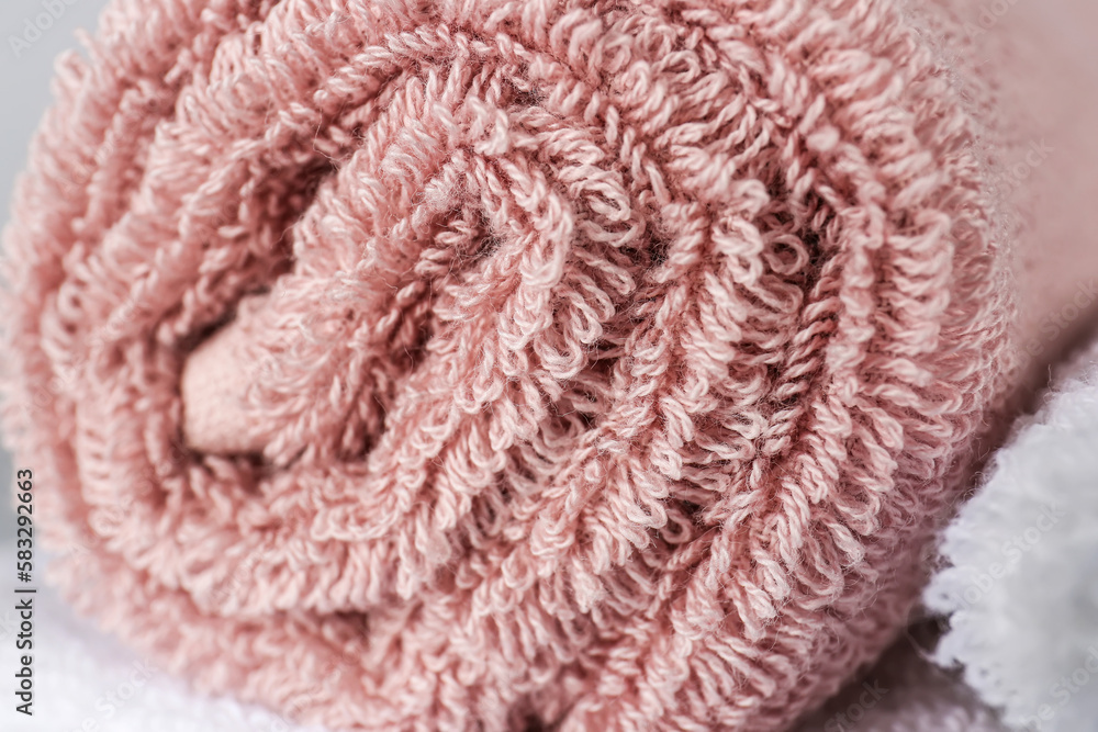 Cotton soft towels as background Cotton soft towels as background