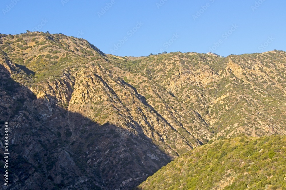 Driving through Malibu Canyon, with the Malibu Creek far below us, as we make our way from Malibu Creek State Park to the Pacific Coast Highway just over the mountains