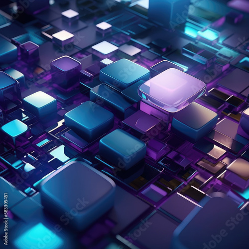 modern 3d rendered illustration abstract background 