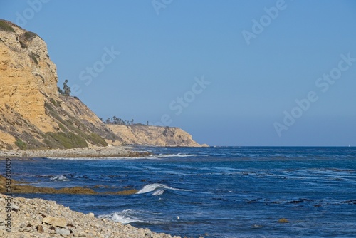 Hiking along the Pacific Coastline of the Palos Verdes Peninsula in south Los Angeles County