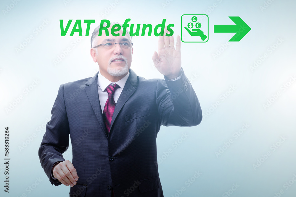 Value added tax VAT return concept Value added tax VAT return concept