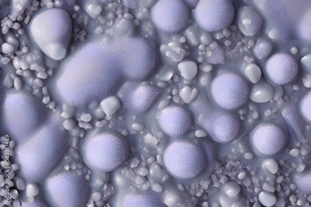 Microworld microbiological illustration of viruses or bacteria. Generative AI Microworld microbiological illustration of viruses or bacteria. Generative AI