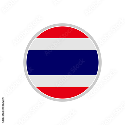 Thailand flags icon set, Thailand independence day icon set vector sign symbol