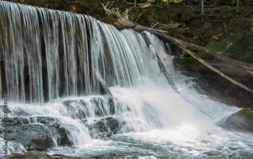 Fototapeta premium Waterfalls in southwest Virginia outside of Blacksburg.