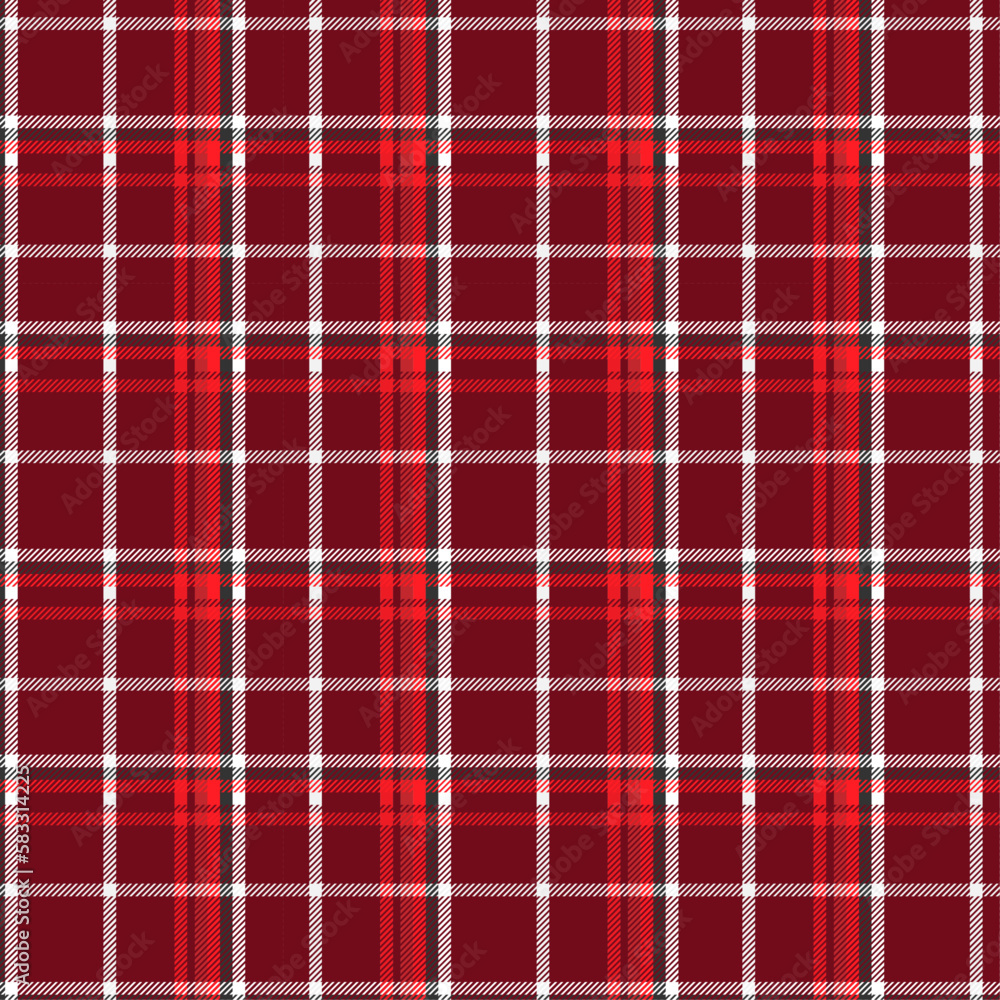 Red and white plaid pattern for textile or wallpaper Red and white plaid pattern for textile or wallpaper