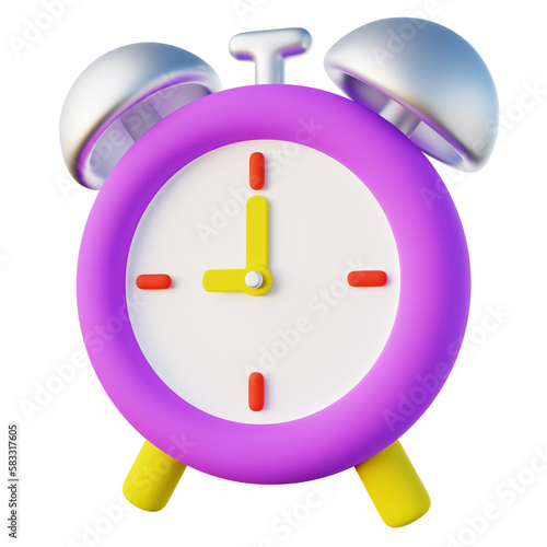 3d Illustration of Alarm Clock